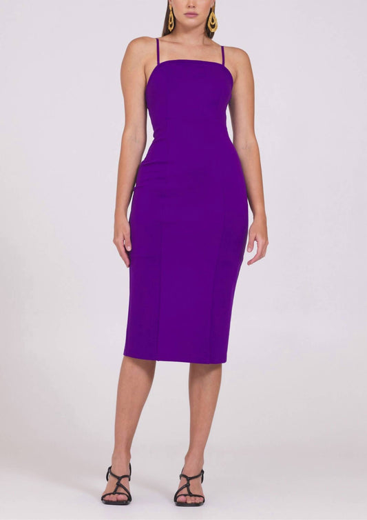 Zori Ponte Midi Dress