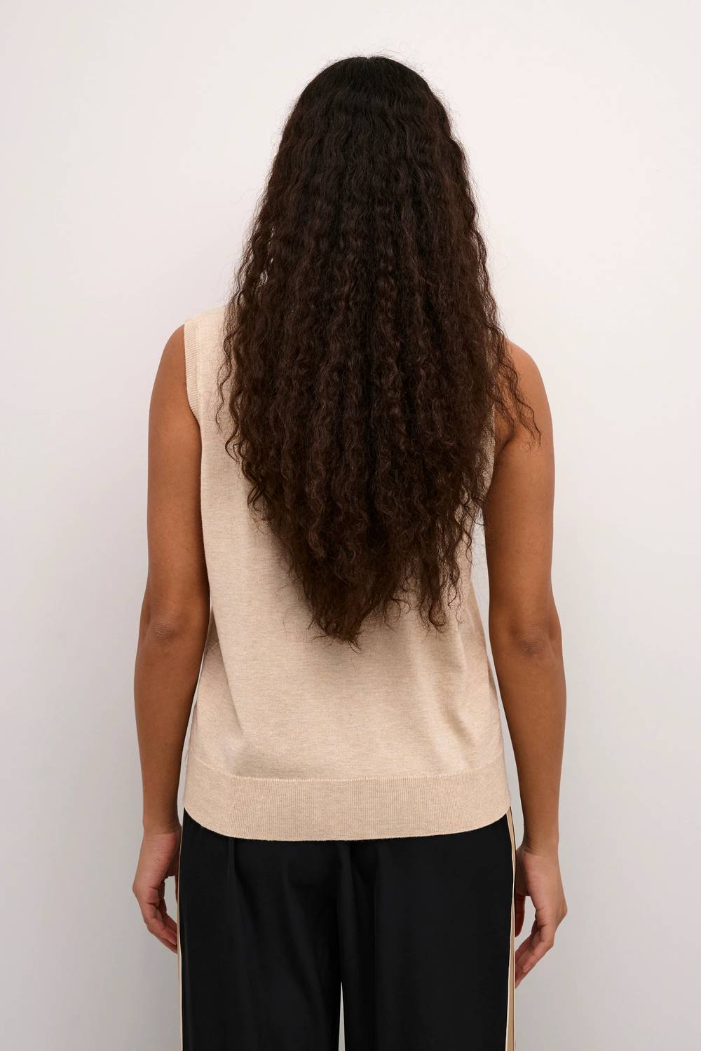 Kaffe - Kalizza Round Neck Sleeveless Pullover