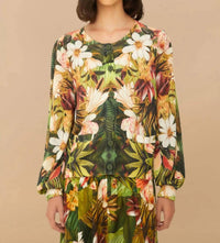 Farm Rio - Knit Botanical Forest Cardigan