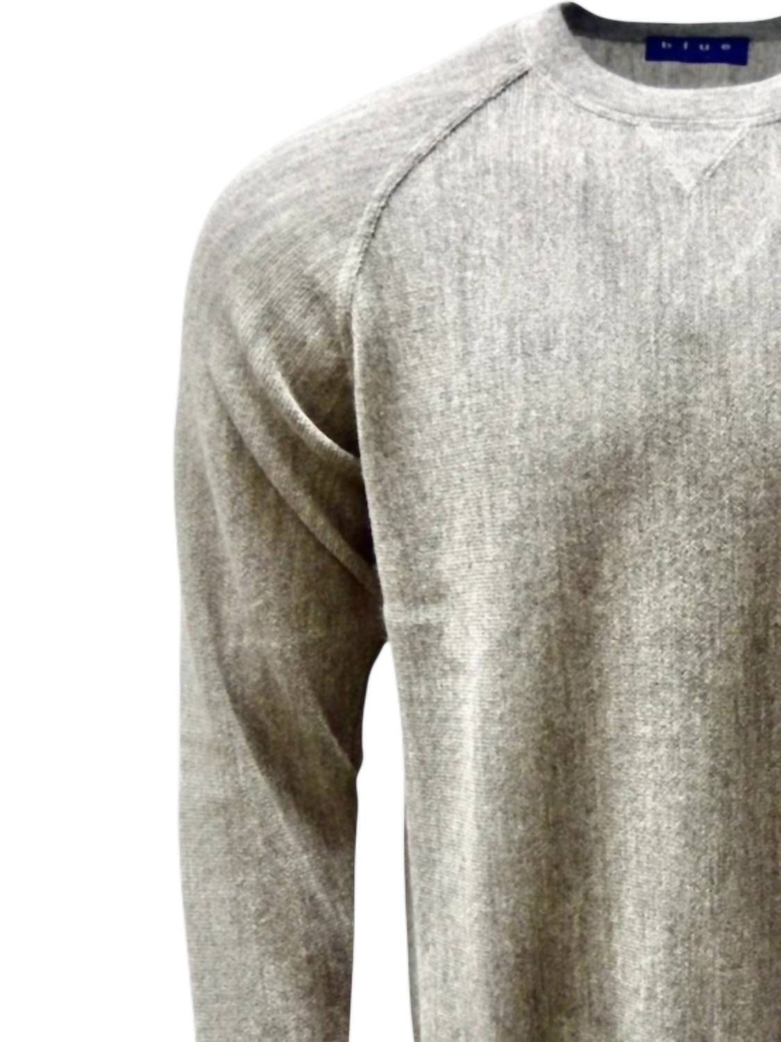 Blue 1899 - Men's Baby Alpaca Links Knit Sweatshirt