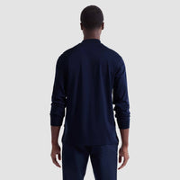 Bugatchi Uomo - Long Sleeve Mock Neck Cotton T-shirt