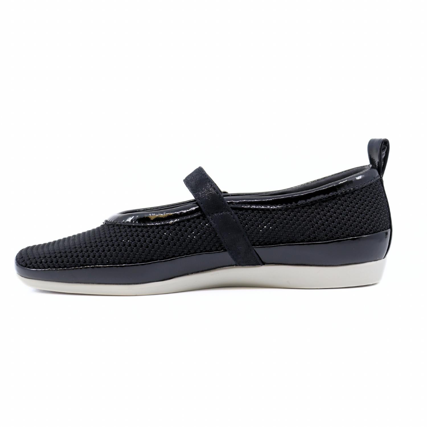 Bussola - Vanya Nero Knit Mesh Mary Jane