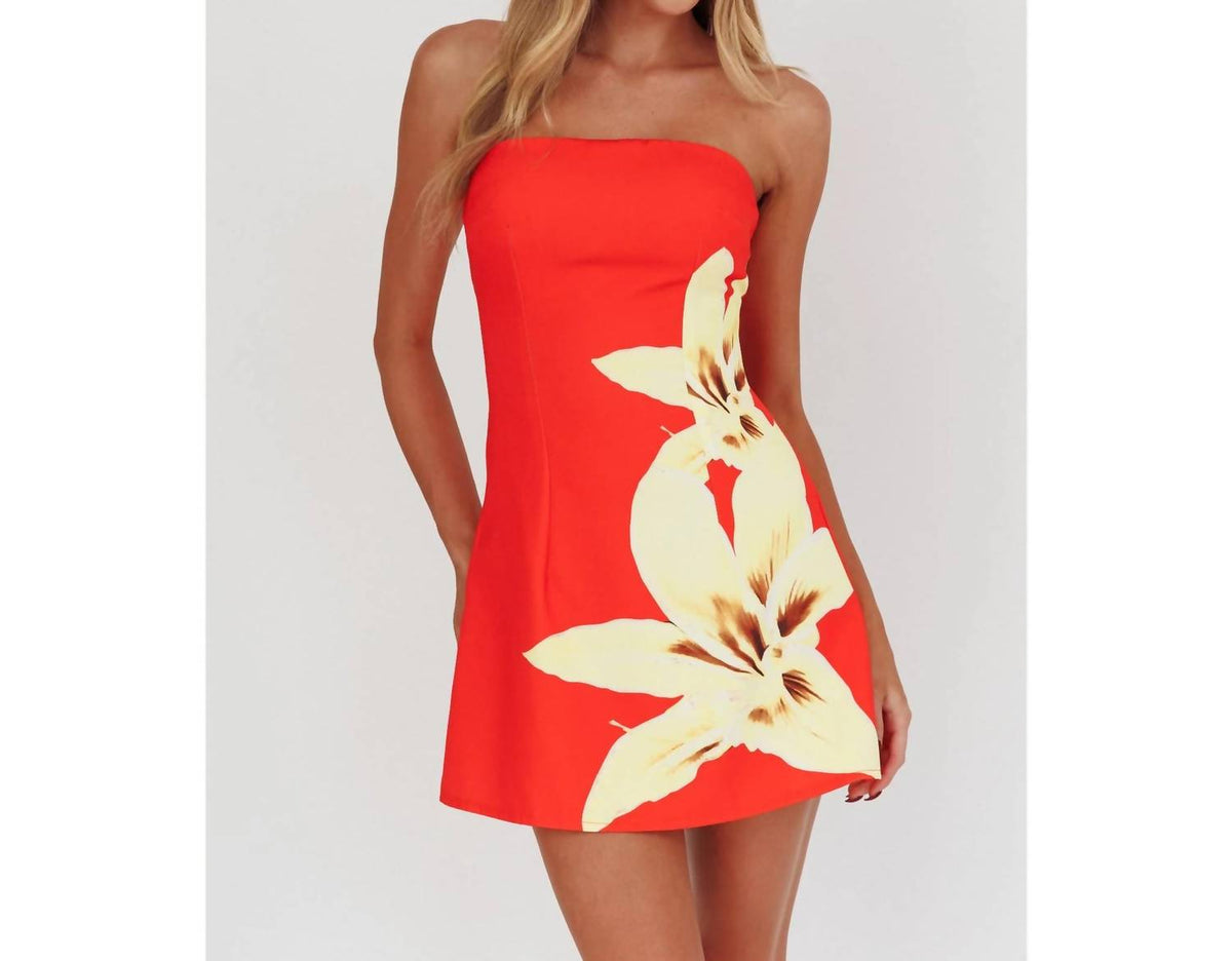 One And Only Collective - Vibrant Floral Mini Dress