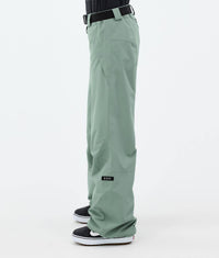 Dope Big Snowboard Pants in faded green - women's pants - detail view