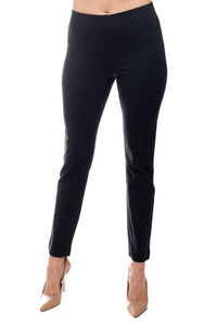 Adrianna Papell - Mid Banded Waist Solid Ponte Pant