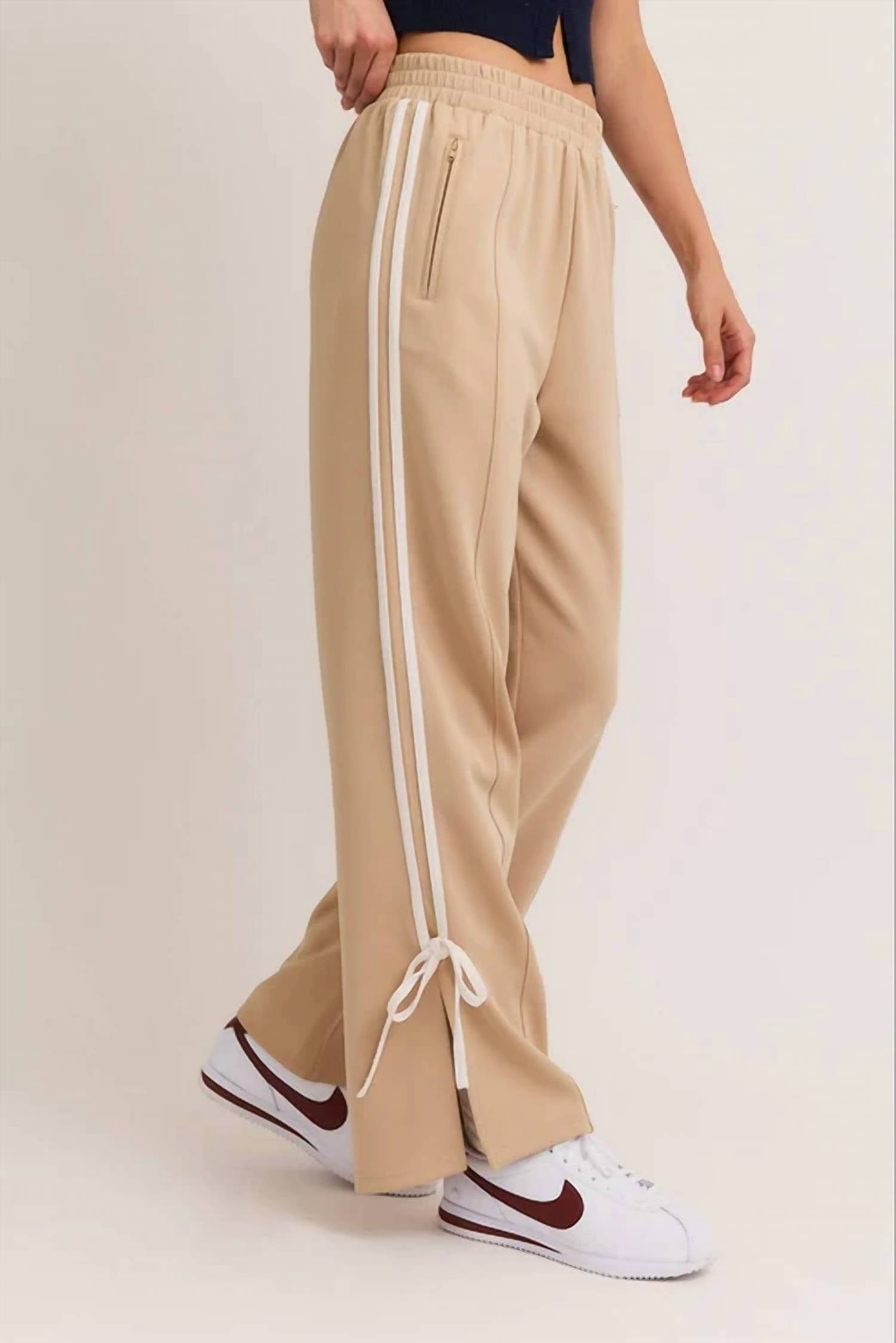 Le Lis - Olivia Bow Detail Track Pants
