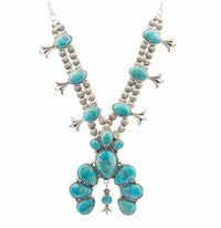 Barse - Women's Squash Blossom Statement Necklace