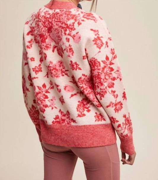 Listicle - Rosie Floral Print Sweater