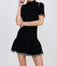 En Saison - Romilla Stitch Mini Dress