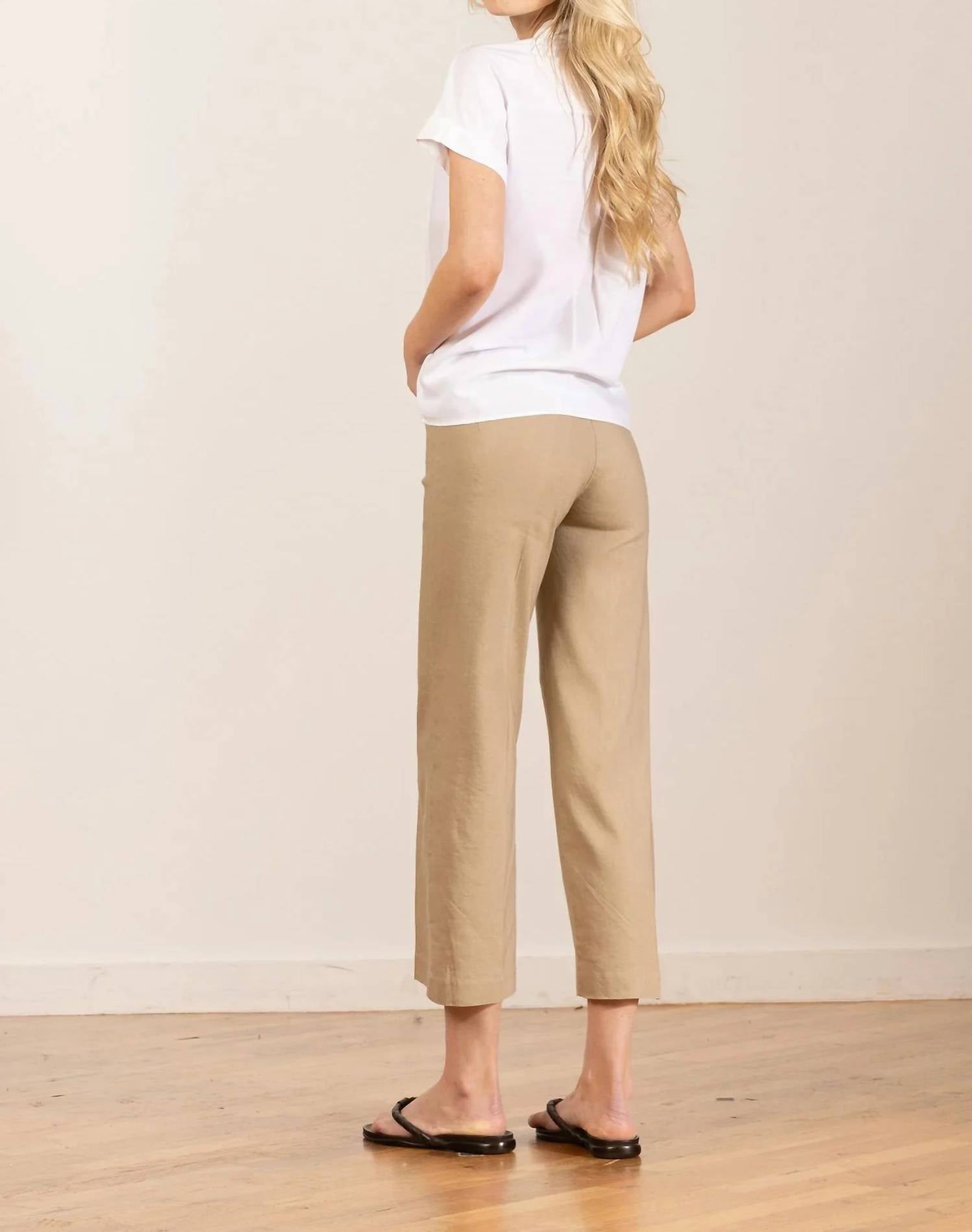 Avenue Montaigne - Alex Wide Leg Crop Pants