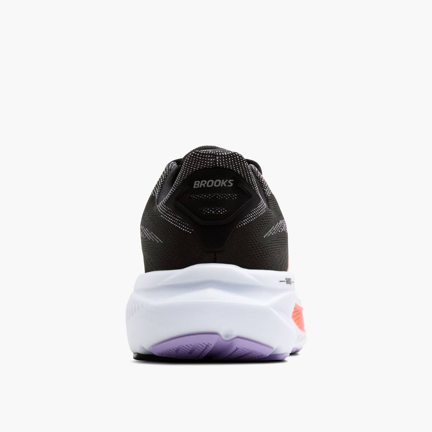 BROOKS Women's Ghost 17 Shoes in black purple coral - women's shoe - view 5