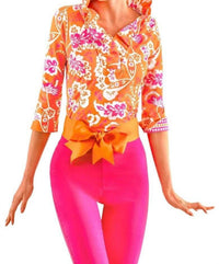 Gretchen Scott - Ruffleneck 3/4 Sleeve Top