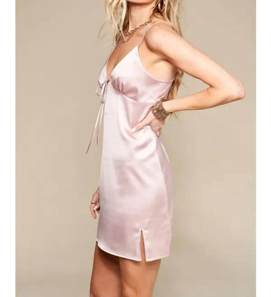 Mimosa - Satin Slip Mini Dress