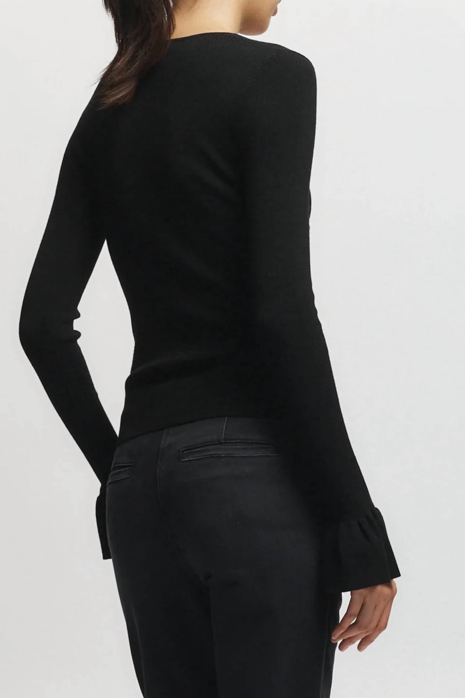 Saint Art - Watson Ruffle Knit Sweater