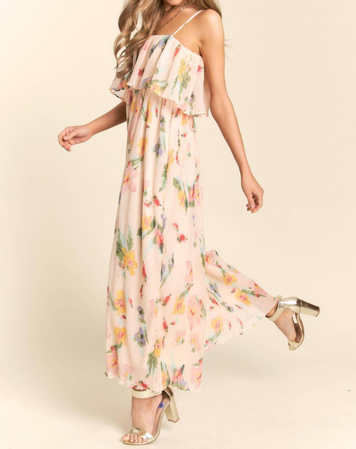 J.Nna - Megan Floral Jumpsuit