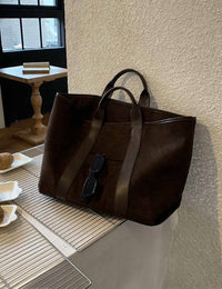 Dipped Shop Women's Slouchy Tote Large Bag in coffee - women's bag - alternate view