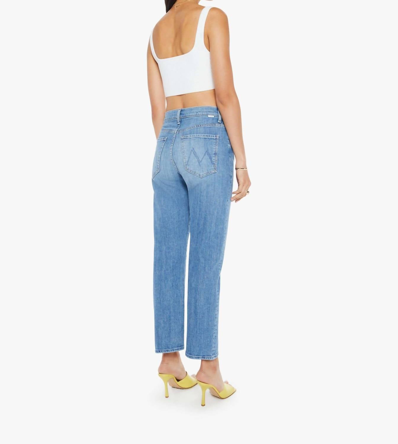 Mother - The Ditcher Zip Crop Jean