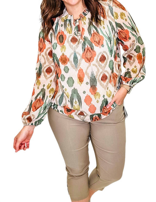 Tribal - Puff Sleeve Blouse