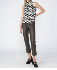 Sanctuary - Mockneck Popover Blouse