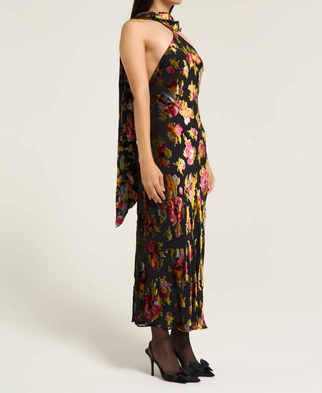Rixo - Hayley Halter Maxi Dress
