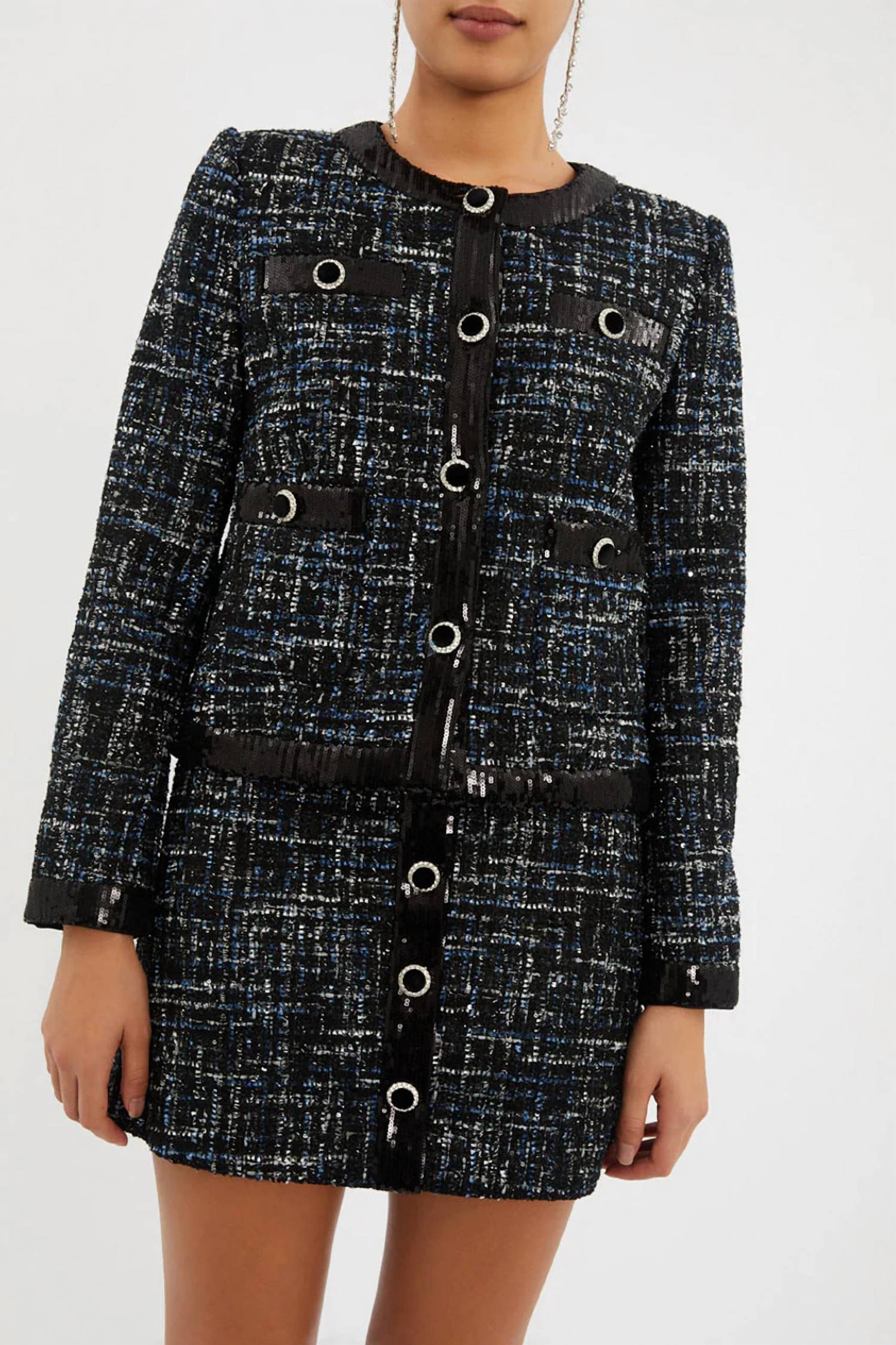 Rebecca Vallance - Jacques Metallic Tweed Jacket