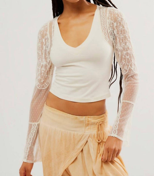 Free People - WHOS THAT GIRL LONG SLEEVE TOP