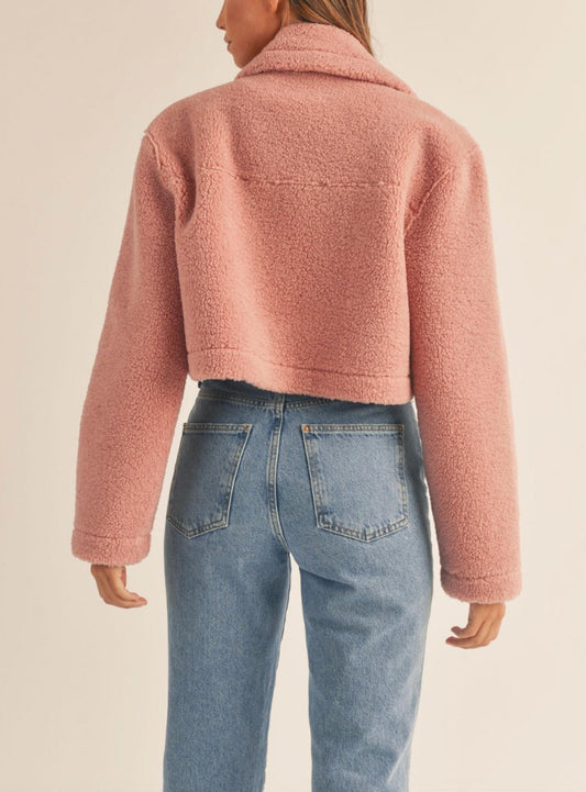 Mable - Women's Sheared Crop Jacket