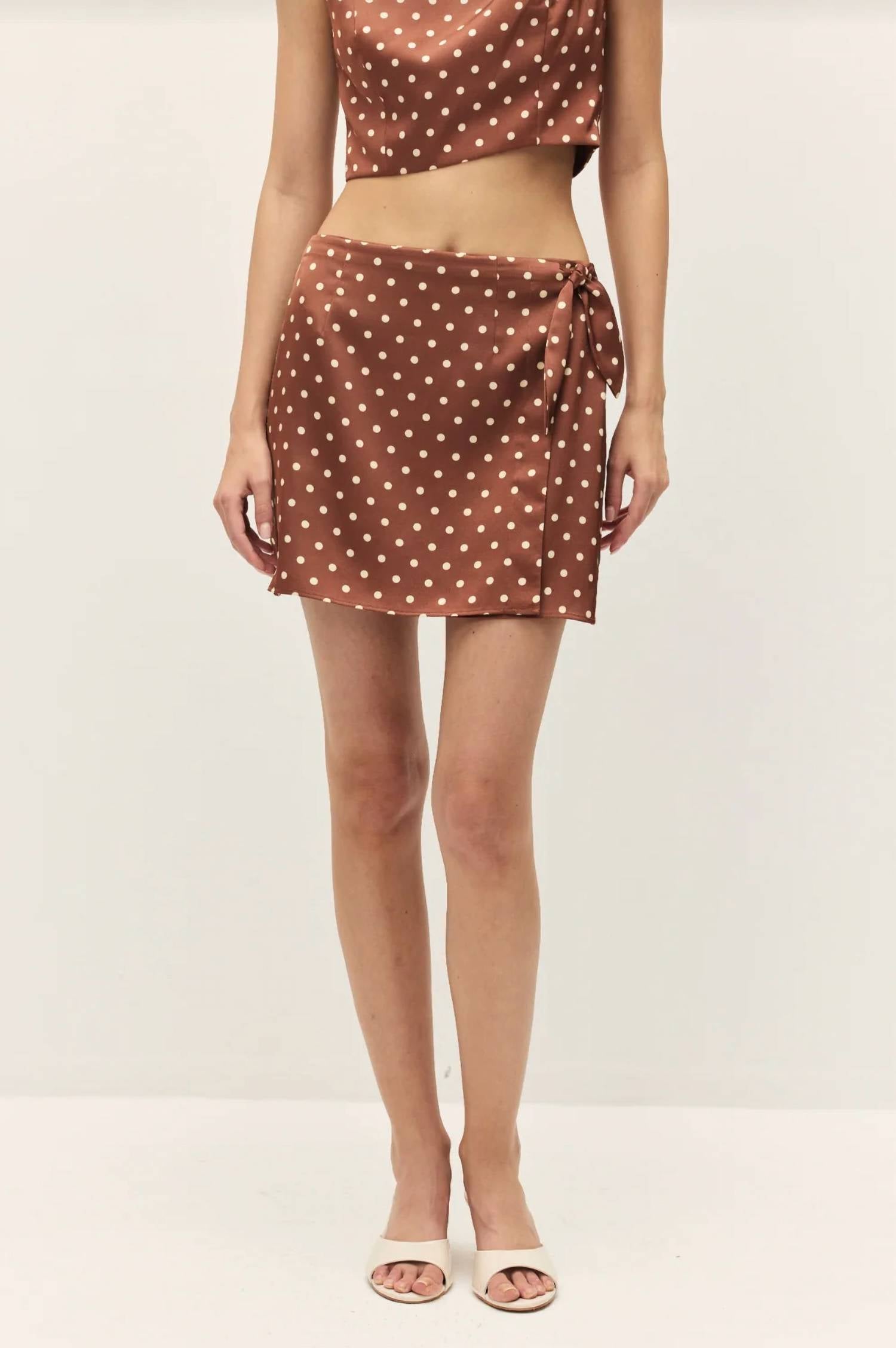 Elodie - Beatrix Polka Dot Mini Skirt