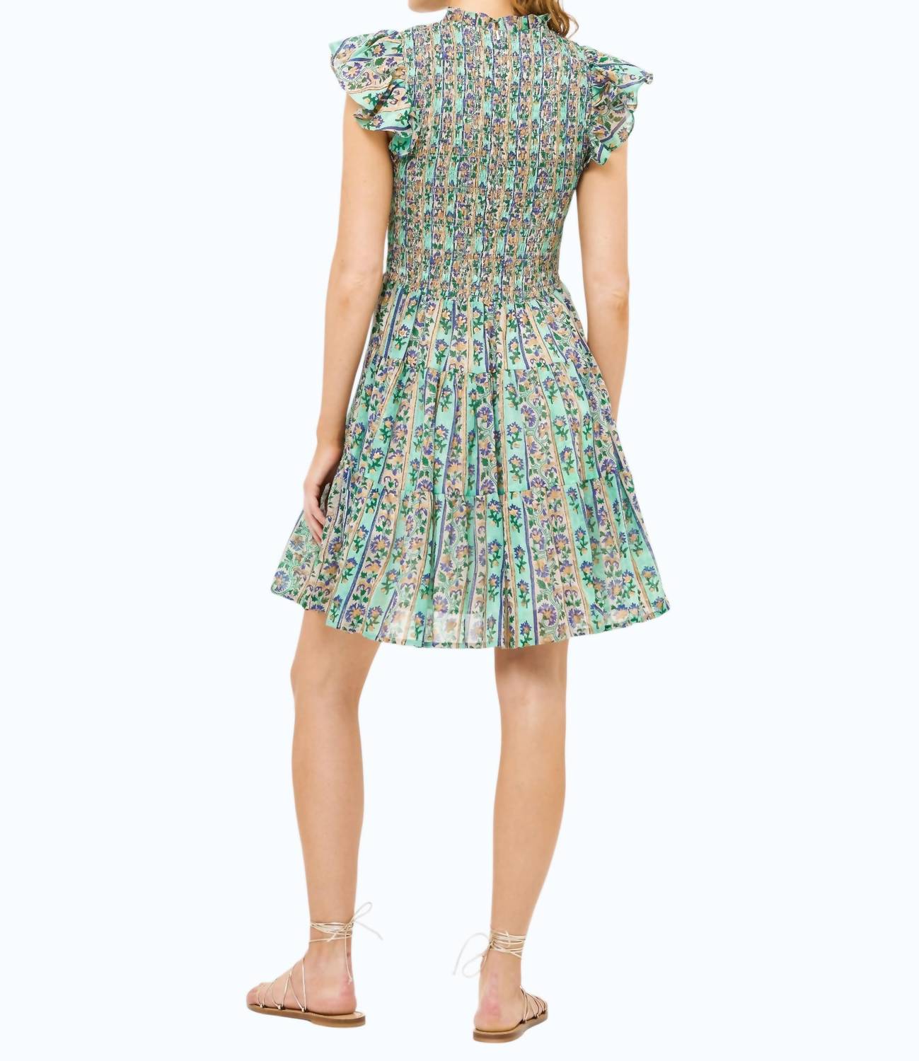 Oliphant - Smocked Flirty Short Dress