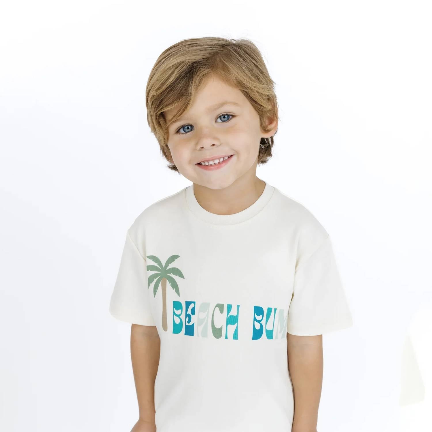 Emerson And Friends - Boy's Beach Bum Cotton Short Sleeve Shirt