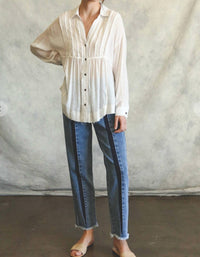 Listicle - High Waist Barrel Leg Denim Jeans