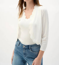 Joseph Ribkoff - Scalloped Sweater Knit Bolero
