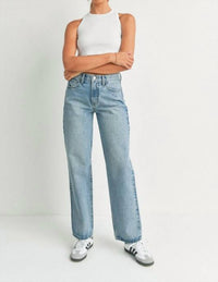 Just Black Denim - Relaxed Straight Leg Jeans