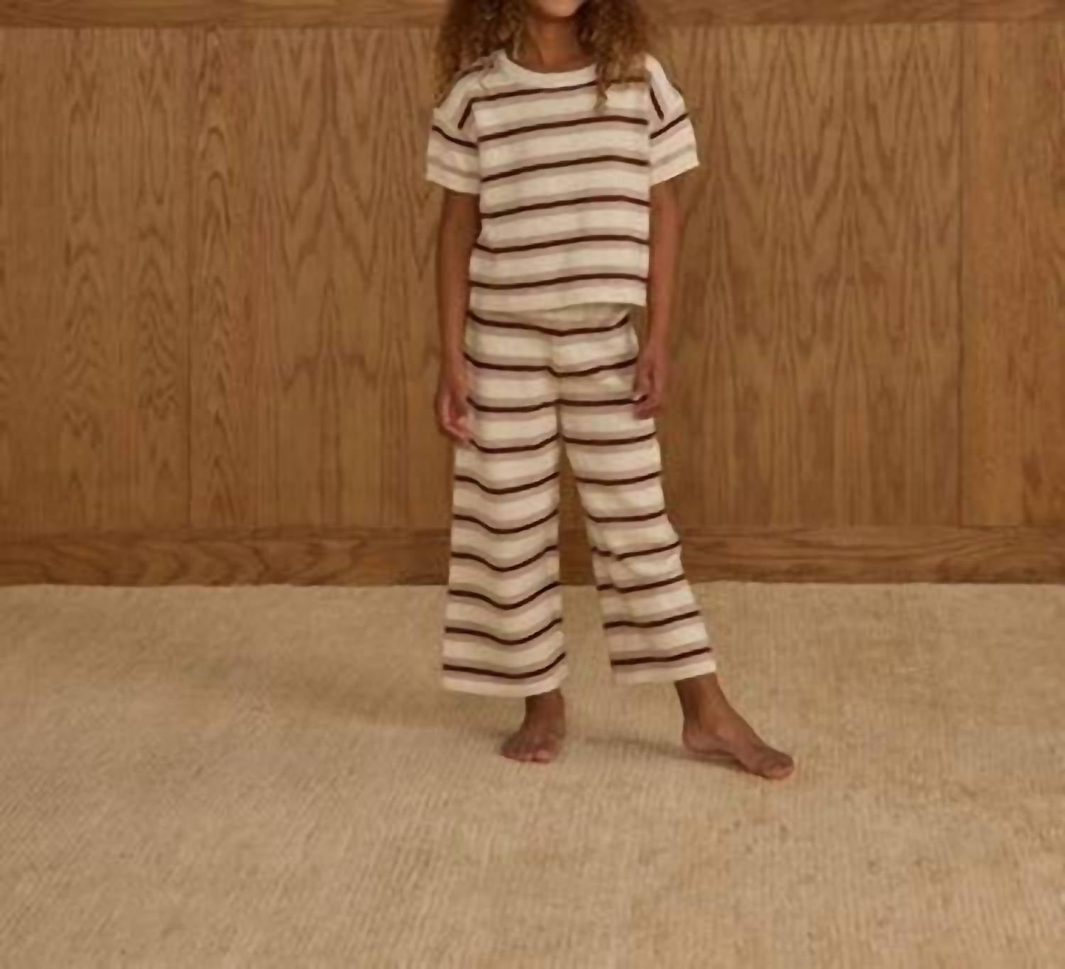 Rylee + Cru - Kid's Knit Wide Leg Pant
