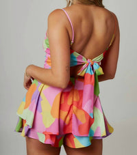 Peach Love - Sophia Romper