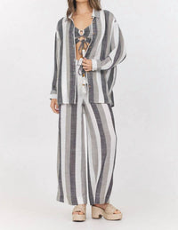 Ocean Drive - Shannon Metallic Button Down Shirt