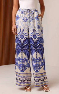 Shore - Beaded Beach Wide Leg Pants