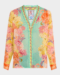 Johnny Was - Women's Ara Floral Print Button-down
