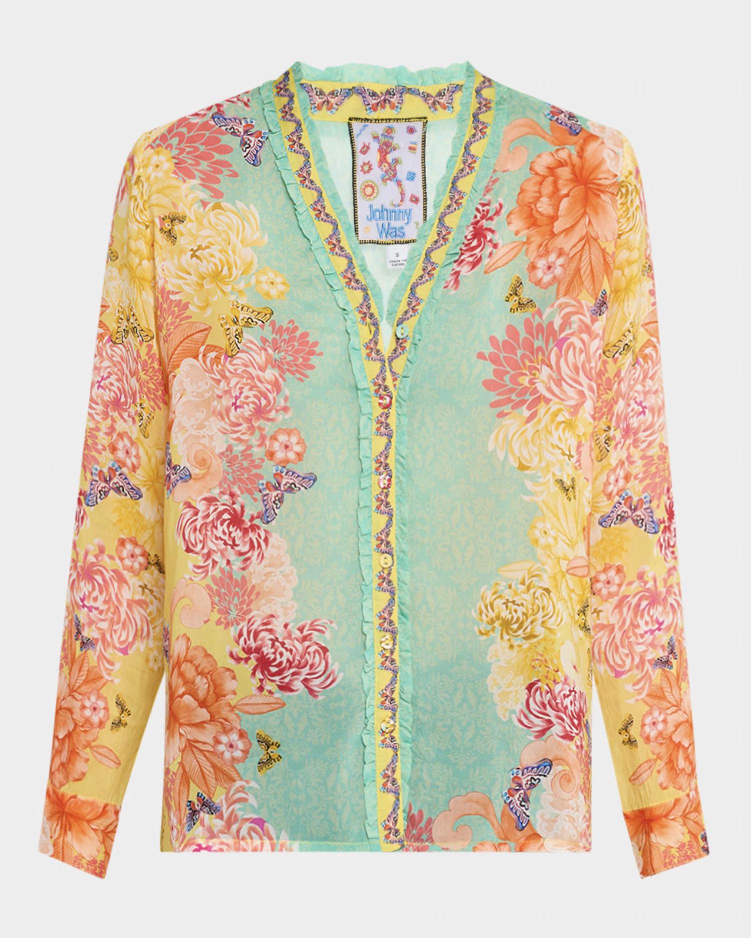 Johnny Was - Women's Ara Floral Print Button-down
