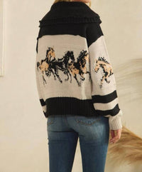 Veveret - Annie Print Sweater