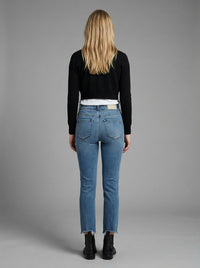 Artemis Vintage - High Rise Slim Straight Jeans
