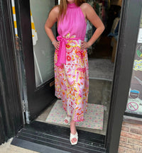 Jade - Halter Midi Dress