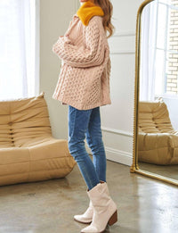 Davi & Dani - Jones Vintage Contrast Collar Cardigan