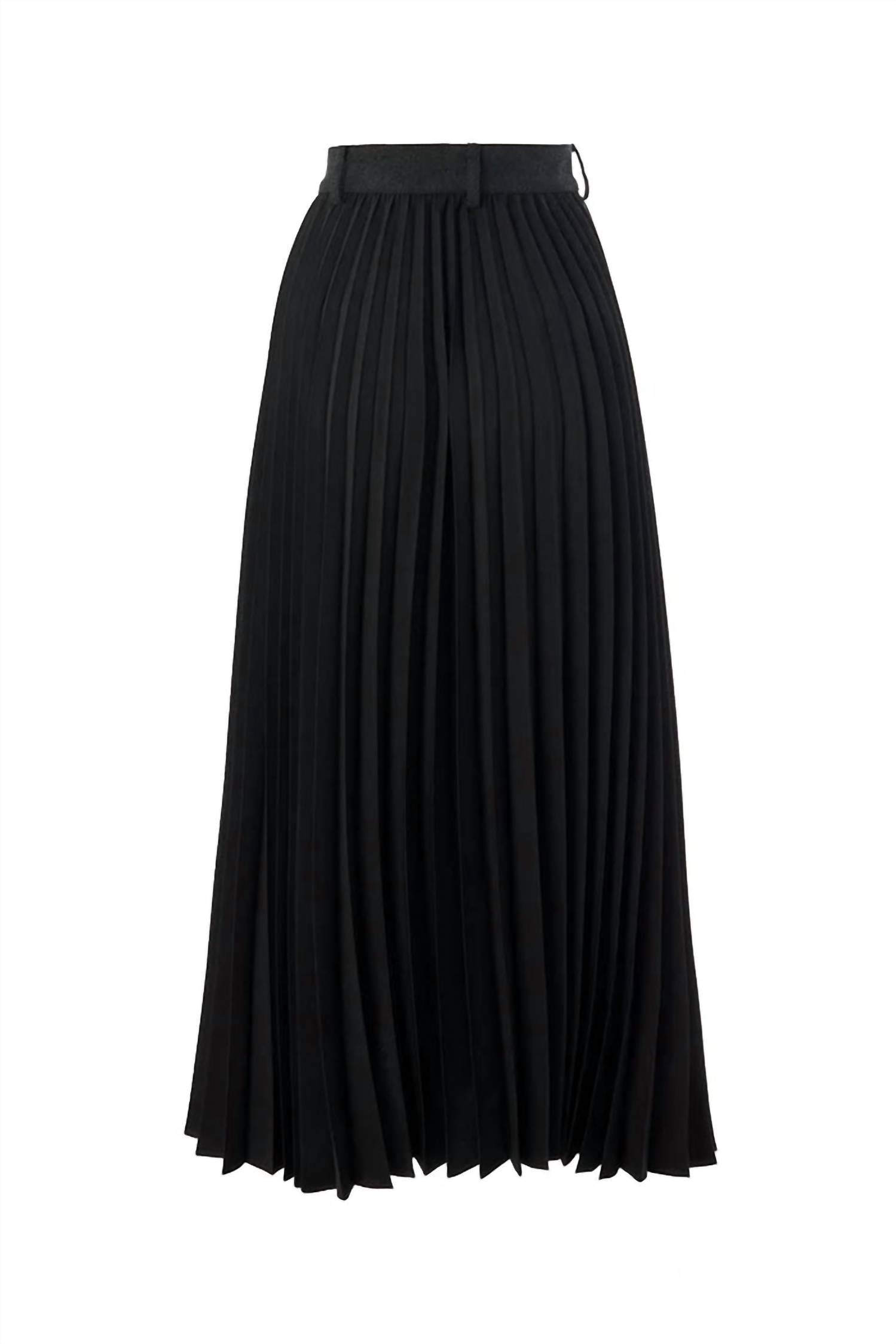 Exquise - Florence Mixed Material Denim Skirt