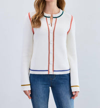 Fdj - Long-sleeve Tipping Cardigan