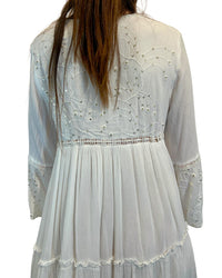 Paani - Solid Mini Dress With Sequence