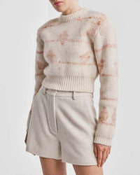 Bytimo - Women's Jacquard Knit Sweater