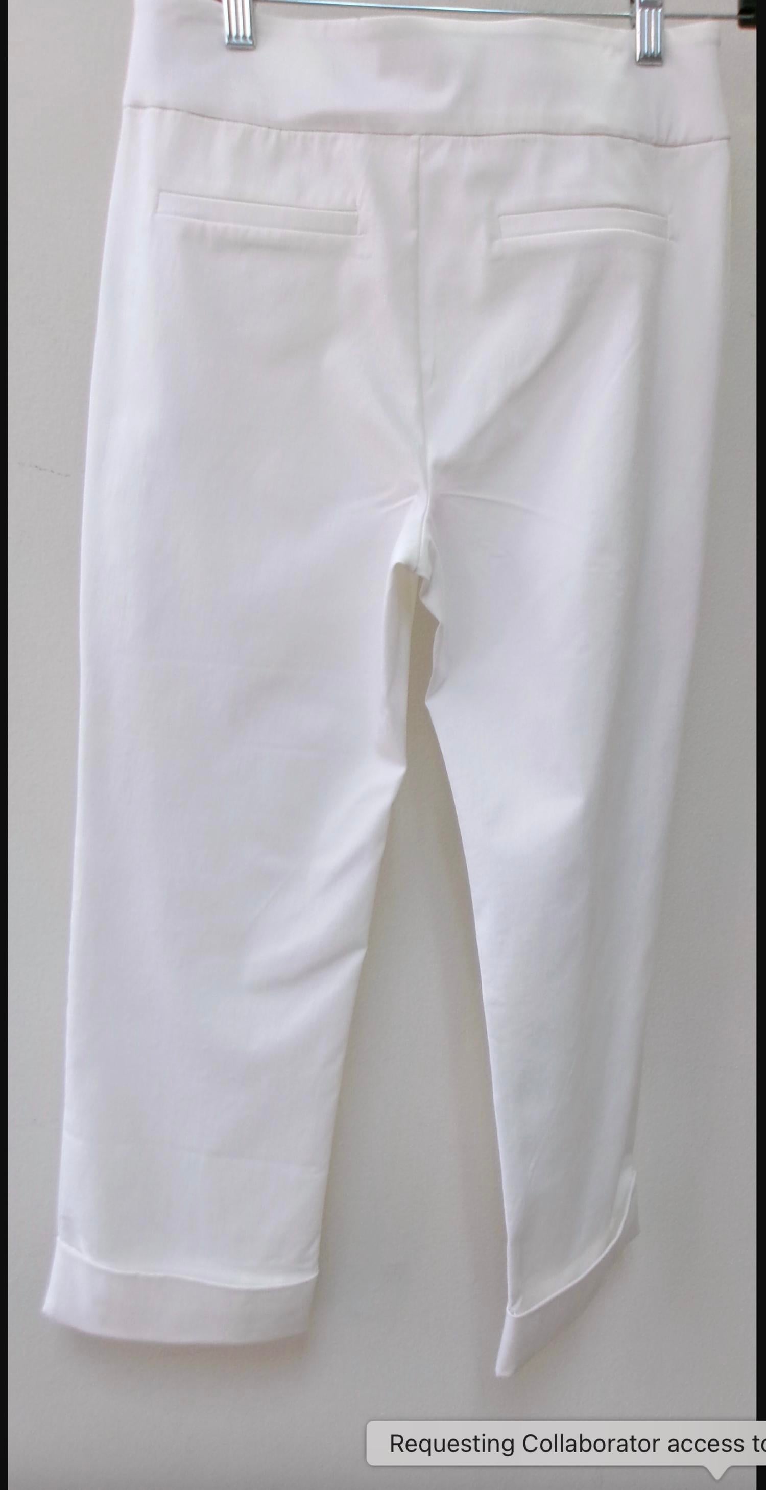 Charlie B - Women's Stretch Capri Pants With Cuffs