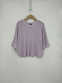 Democracy - Embroidered Scoop Neck Dolman Top