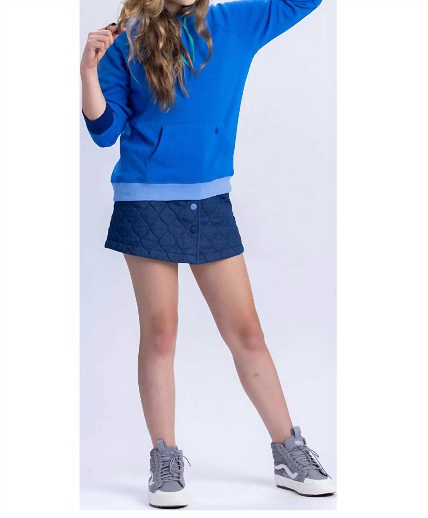 Macrae Skye - Kid's Hooded Poppy Sweatshirt